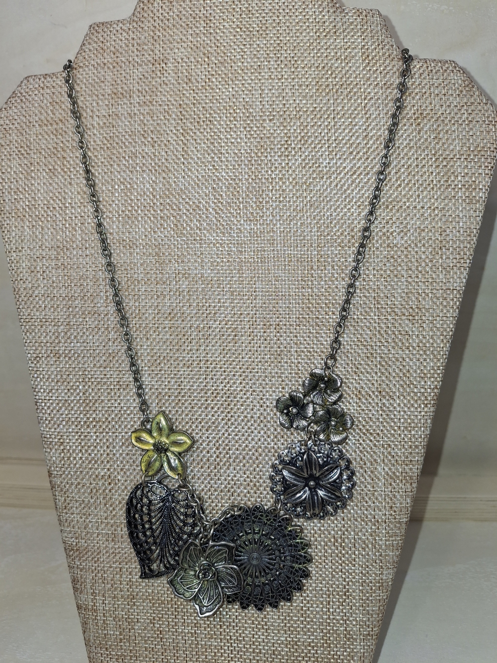 Premier Vintage Floral Statement Necklace